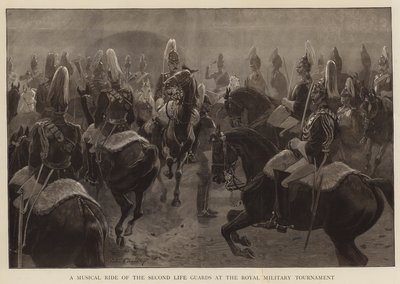 Un paseo musical de los Guardias de Vida Segunda en el Torneo Militar Real de John Charlton